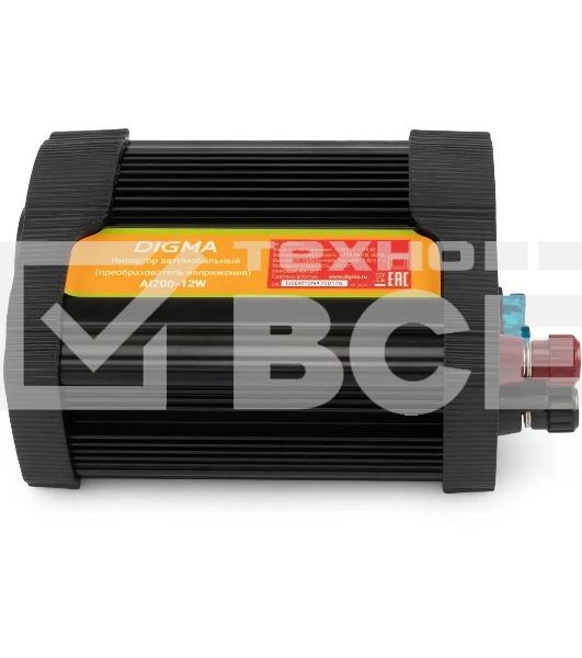 Автоинвертор Digma AI200-12W 200Вт