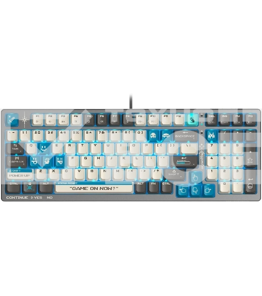 Клавиатура A4Tech Bloody S98 Pixels Blue проводная USB серый/бежевый