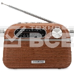 Радиоприемник портативный Hyundai H-PSR200 дерево коричневое/серебристый USB microSD, фото9