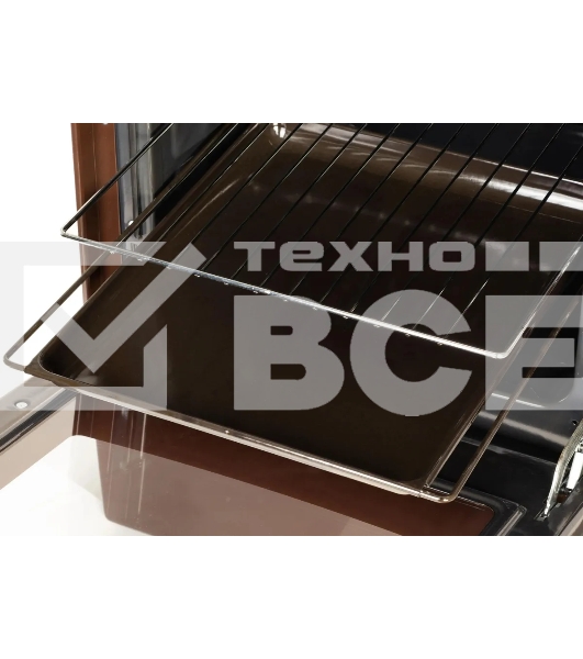 Электрическая плита Лысьва EF4005MK00 коричневый стеклокерамика (без крышки)
