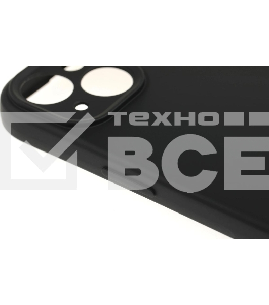 Чехол (клип-кейс) BoraSCO для Apple iPhone 15 черный (72433)