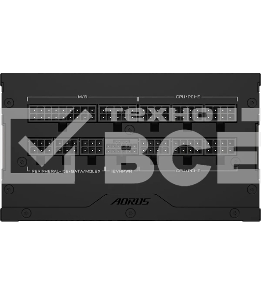 Блок питания Gigabyte ATX 1000W GP-AE1000PM PG5 Gen.5 80 PLUS platinum (20+4pin) APFC 120мм fan 16xSATA Cab Manag RTL