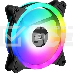 Вентилятор для корпуса PcCooler F3 T120 ARGb 120х120x25 черный 4-pin 21.6дБ (F3-T120BKAM1-GL) Ret, фото4