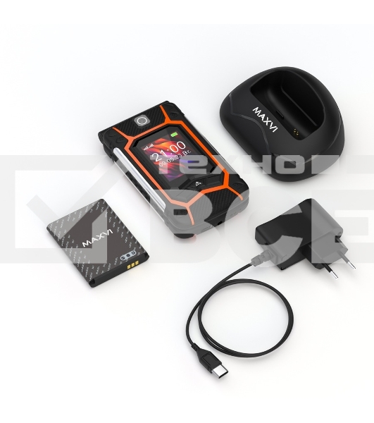 Мобильный телефон Maxvi E10ds оранжевый
