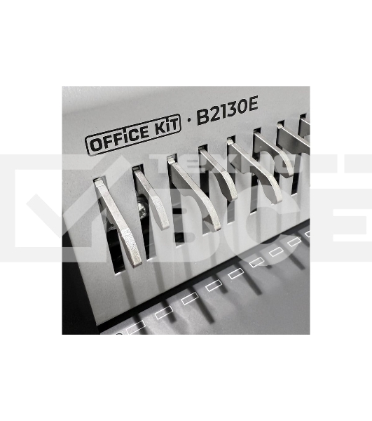 Переплетчик Office Kit B2130E A4/перф.35л.сшив/макс.500л./пластик.пруж. (6-51мм)/электр.