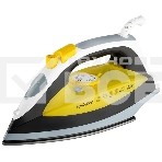 Утюг ENERGY EN-349 желтый/чёрный, 2200 Вт, пар, спрей, тефлоновая подошва, фото 1