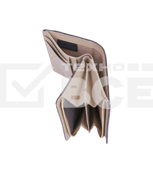Кошелек женский Piquadro Circle PD6660W92R/GBE шафрановый/бежевый натур.кожа