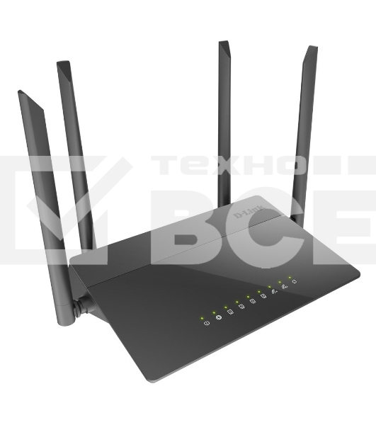 Маршрутизатор беспроводной D-Link DIR-841/RU/A1B, Wireless AC1200 Dual-Band Router with 1 10/100/1000Base-T WAN port and 410/100Base-TX LAN ports.802.11b/g/n compatible, 802.11AC up to 866Mbps,1 10/100/1000Base-T WAN port, 4