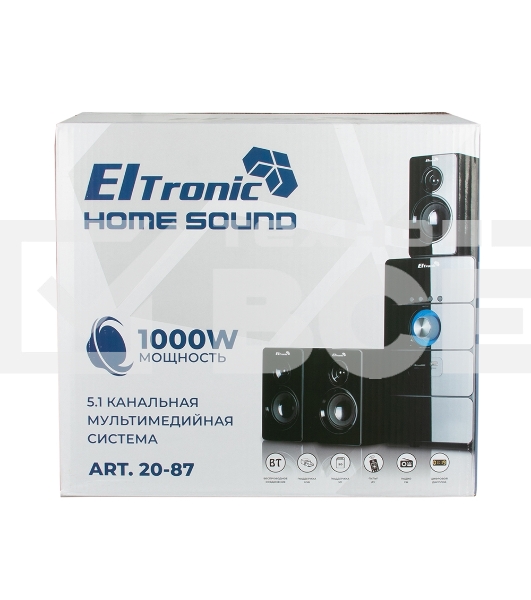 Акустическая система ELTRONIC (20-87) HOME SOUND черный