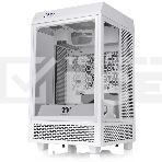 Компьютерный корпус Thermaltake The Tower 100 Snow CA-1R3-00S6WN-00/White/Win/SPCC/Tempered Glass*3, фото 1
