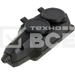 Колодка каучуковая ЭРА с/з 2 гн 16A IP44 черная (12/120/720), фото3