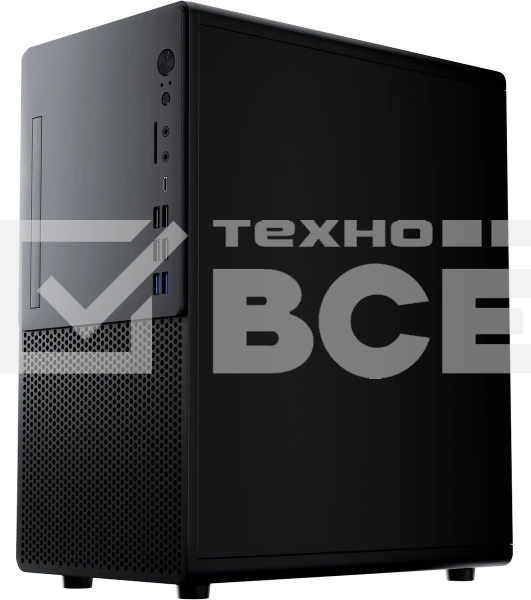 Корпус Accord ACC-U02B OFFICE черный без БП mATX 2xUSB2.0 2xUSB3.0 2xUSB3.1 audio