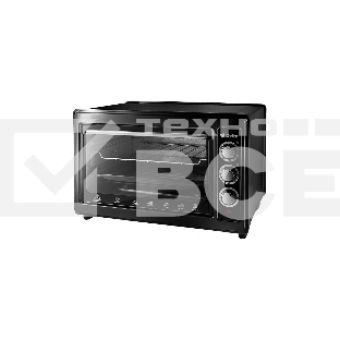 Мини-печь Delta D-0123 черная с тэном повыш мощности,1300 Вт, 37 л