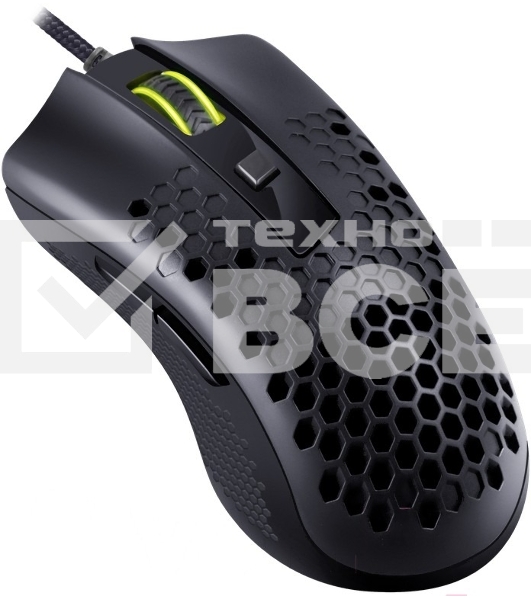 Мышь проводная REDRAGON Storm Basic чёрный, 12400 dpi, USB, кнопки - 5