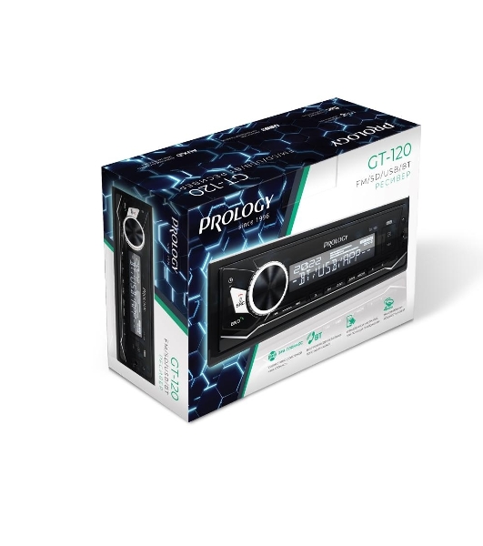 Автомагнитола Prology GT-120, 1 DIN, Bluetooth, USB Type-A, AUX