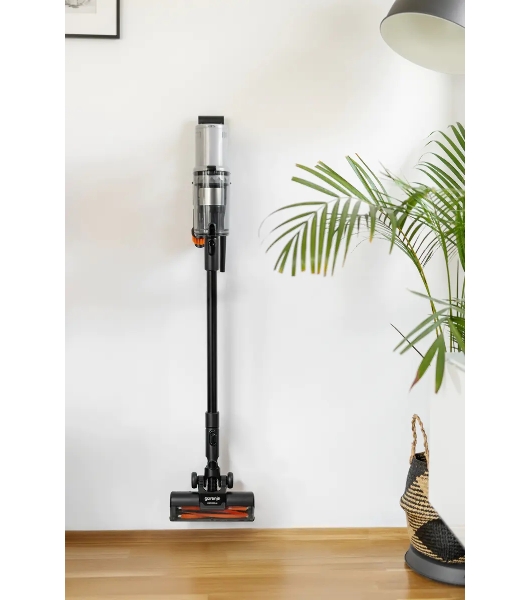 Пылесос Gorenje SVC259400NES серый, питание от аккумулятора, 60 Вт, уборка сухая, пылесборник 0,6 л