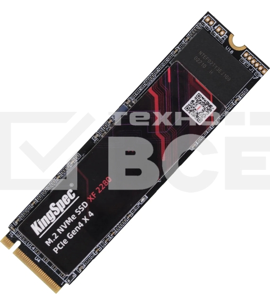 Накопитель SSD Kingspec PCI-E 4.0 x4 512Gb XF-512 M.2 2280
