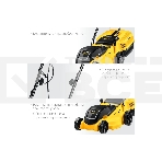 Газонокосилка сетевая STEHER 1700 Вт, ш/с 38 см, фото8