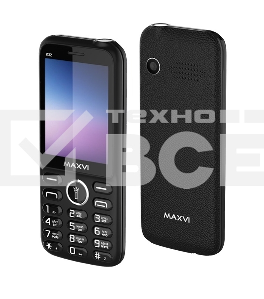 Мобильный телефон Maxvi K32 черный
