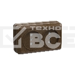 Розетка 2-м ОП Октава 10А IP20 без заземл. дуб ИЭК ERO20-K04-10-DC, фото 1