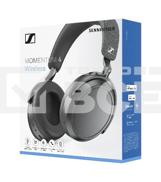 Наушники беспроводные накладные Sennheiser Momentum 4 Wireless графитовый