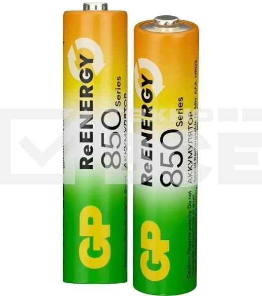 Аккумулятор GP 85AAAHCRGY-2CRCB2 AAA NiMH 850mAh (2шт)