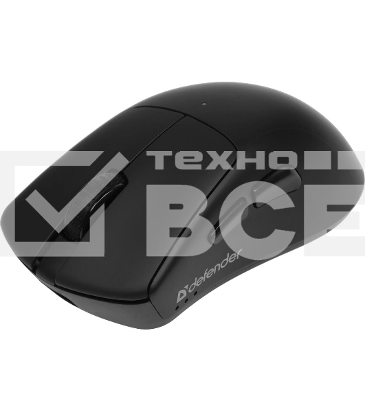 Мышь беспроводная Defender Delata GM-082 черный, 12000 dpi, радиоканал, Bluetooth, USB, кнопки - 6
