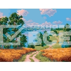 Картина по номерам БЕЛОСНЕЖКА 985-AS Среди пшеничных полей, фото 1