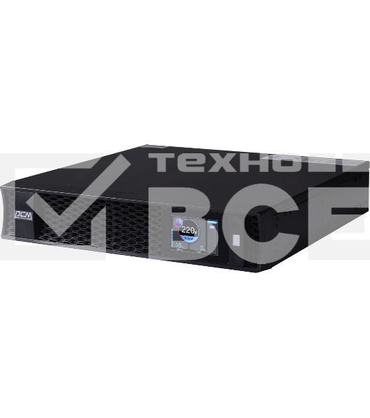 Источник бесперебойного питания Powercom Next, On-Line, 2000VA/2000W, Rack/Tower, 8*IEC320-C13 + 2*C19, LCD, Serial+USB, SmartSlot, подкл. доп. Бат.