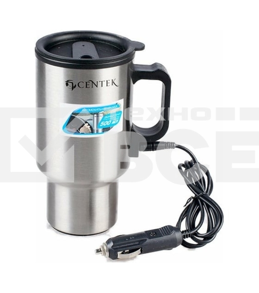 Автомобильная Centek CT-0090 35 Вт, 500 мл, сталь, работа от прикуривателя, гермет. крышка