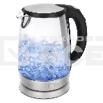 Чайник электрический Kitfort КТ-628 1.7 л, 2200 Вт, серебристый (корпус: стекло), фото8