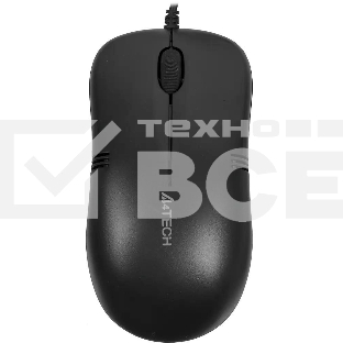 Мышь проводная A4Tech OP-560NU черный, 1200 dpi, USB, кнопки - 3