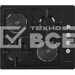 Комбинированная варочная панель Maunfeld EEHE.64.5EB/KG, 4 конфорки, эмалированная сталь, черный, фото 1