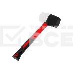 Киянка резиновая Matrix 11173, 910 г, черно-белая резина, фибергласовая рукоятка, фото5