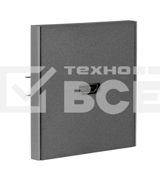 Розетка Kranz STRONG HDMI с/у графит