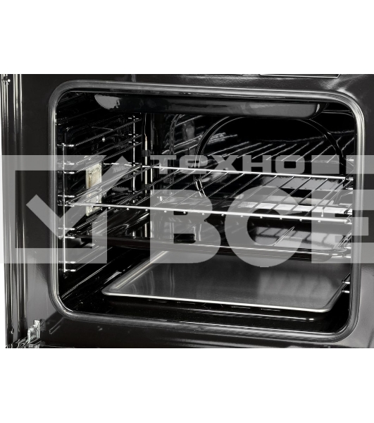 Встраиваеммый газовый духовой шкаф Gefest ДГЭ 621-01 В1, 52л, дверца с 2 стеклами, кремовый