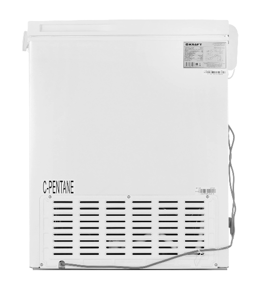 Морозильный ларь Kraft BD(W)-605QX белый, 580л