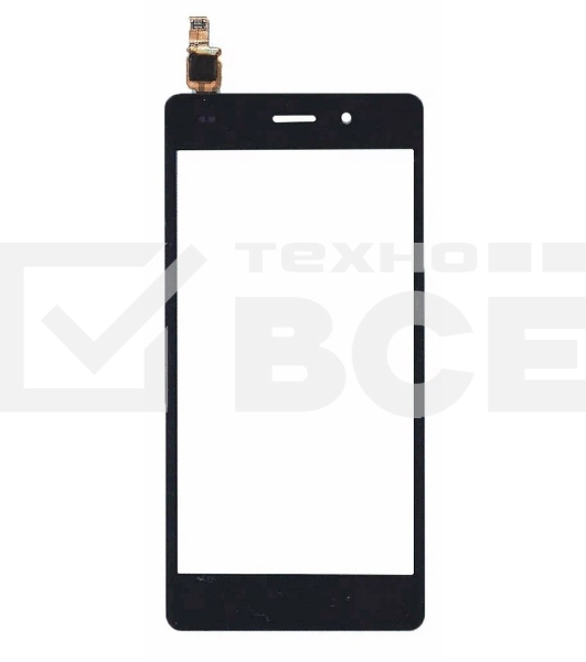 Сенсорное стекло (тачскрин) для Huawei P8 Lite, черное