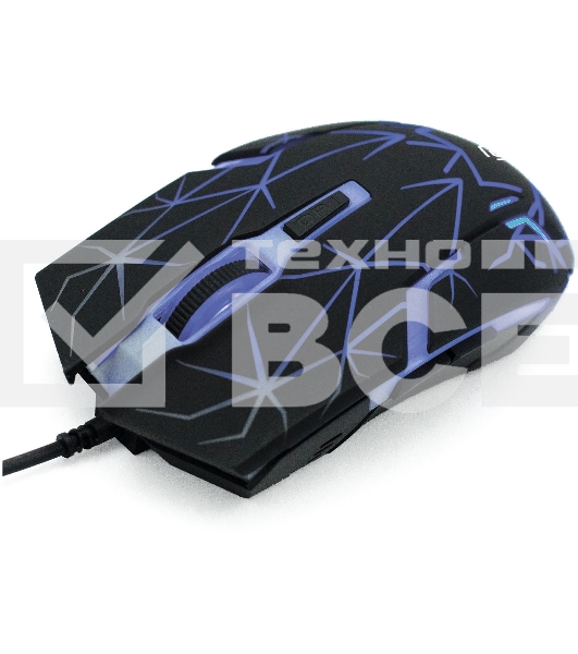 Мышь проводная Oklick 701G черный, 3600 dpi, USB, кнопки - 6
