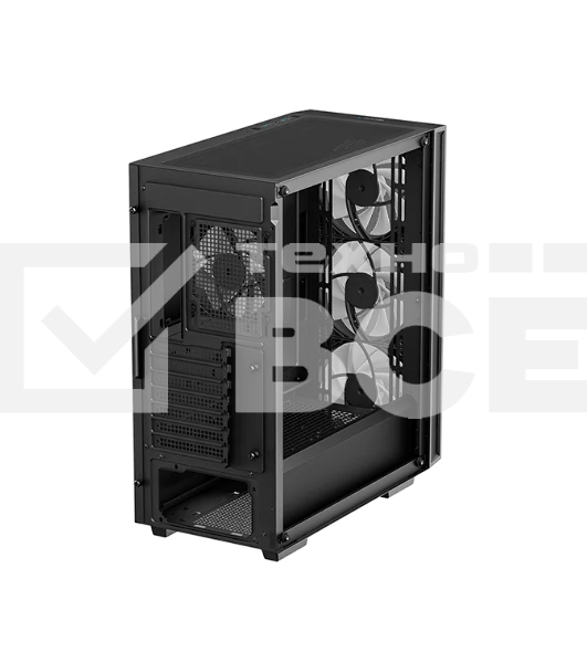 Компьютерный корпус Deepcool MATREXX 55 MESH V4 без БП, боковое окно (закаленное стекло), 3xARGB LED 140мм вентилятора спереди, 1xARGB LED 120мм вентилятор сзади, черный, ATX