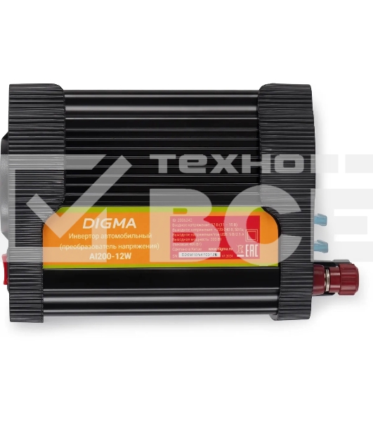 Автоинвертор Digma AI200-12W 200Вт