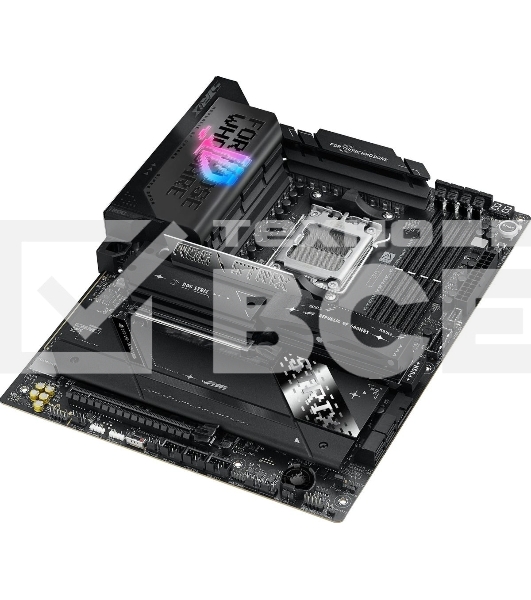 Материнская плата ASUS ROG STRIX X870E-E GAMING WIFI, AM5, AMD X870E, 4xDDR5, 4xSATA, 5xM.2, 1xPCI-E 5.0 x16, 1xPCI-E 4.0 x4, 1xHDMI, 1xUSB-C 3.2 Gen 2, 1xUSB-C 3.2 Gen 2x2, 2xUSB-C 4.0, 1x 5Gb LAN, 9xUSB-A 3.2 Gen 2, 2x3.5 мм, TOSLINK, 1xWi-Fi 7, ATX