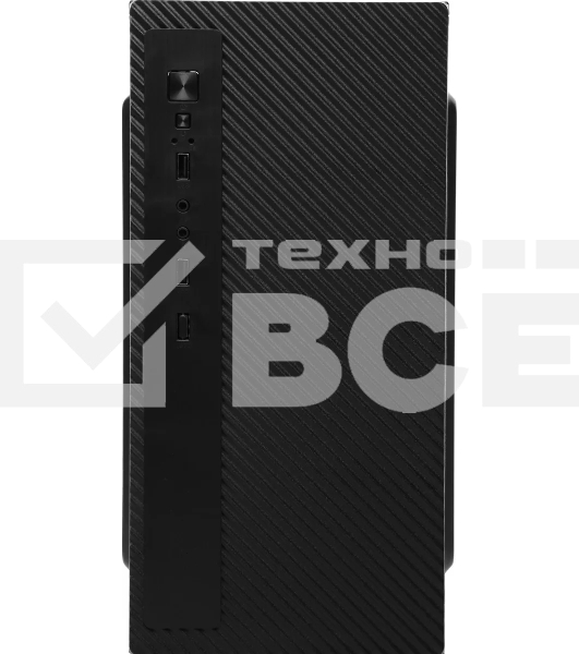 Компьютерный корпус Accord Entry ACC-2053B черный без БП mATX 1x80mm 1x120mm 2xUSB2.0 audio