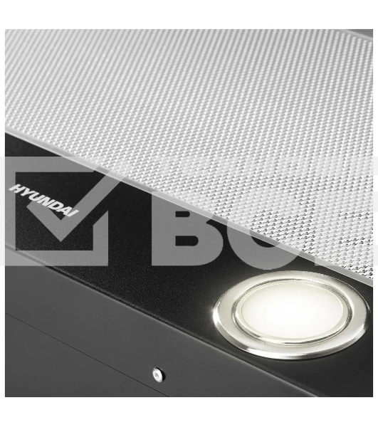 Вытяжка встраиваемая Hyundai HBH 6232 BK черный управление: кнопочное (1 мотор)