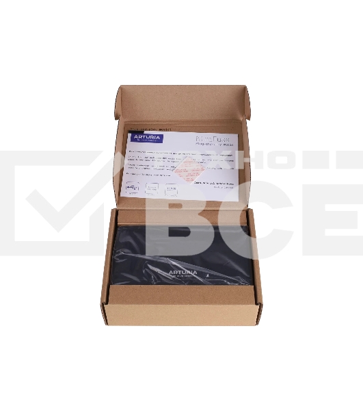 Аудиоинтерфейс USB Arturia MiniFuse 1 Black [800101] 24бит/192кГц, комбинированный разъем XLR и 6.3 мм для записи инструментов и вокала с фантомным питанием 48 В, выходы на монитор (L/R Jack), выход для наушников