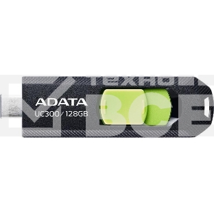 Флеш диск A-Data 128Gb Type-C UC300 ACHO-UC300-128G-RBK/GN USB3.2 черный/зеленый