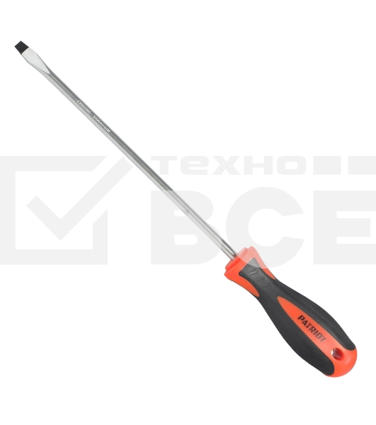 Отвертка Patriot SL6x200, CR-V,магнитная, 2-х компонентная рукоятка
