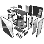 Компьютерный корпус Thermaltake Divider 300 TG черный без БП ATX 2x120мм 2xUSB 3.0 1xUSB3.1 audio front door bott PSU, фото2