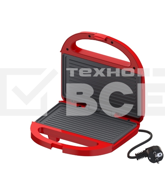 Гриль электрический Maxvi SM702P красный