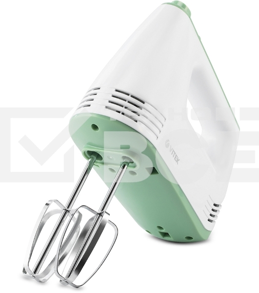 Миксер Vitek VT-1405 (MC) белый/зеленый